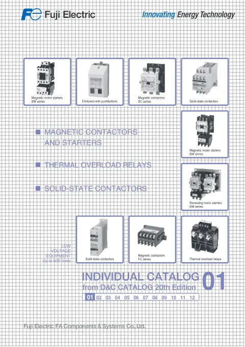 Trang bìa D&C Catalogue: Magnetic Contactors and Starters (SC Series)
