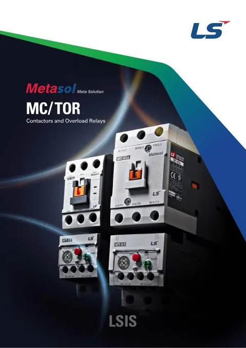 Trang bìa Metasol MC/TOR Contactors & Overload Relays Catalogue