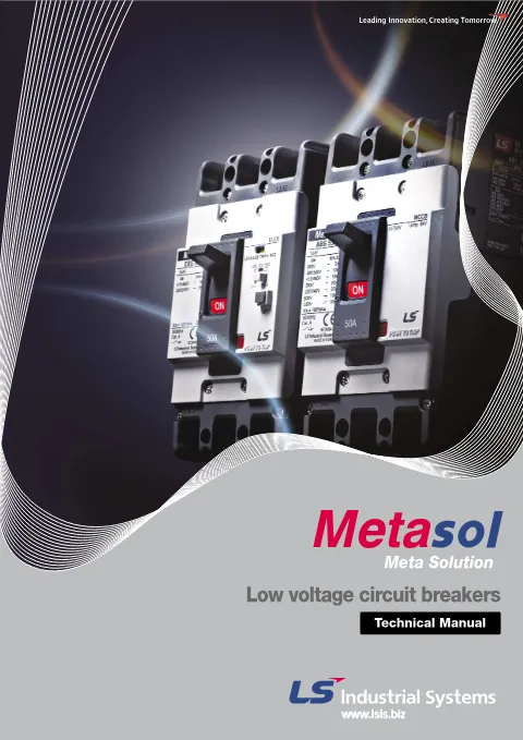 Trang bìa Metasol MCCB & ELCB Technical Manual