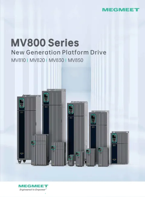 Trang bìa MV800 Series New Generation Platform Drive Brochure