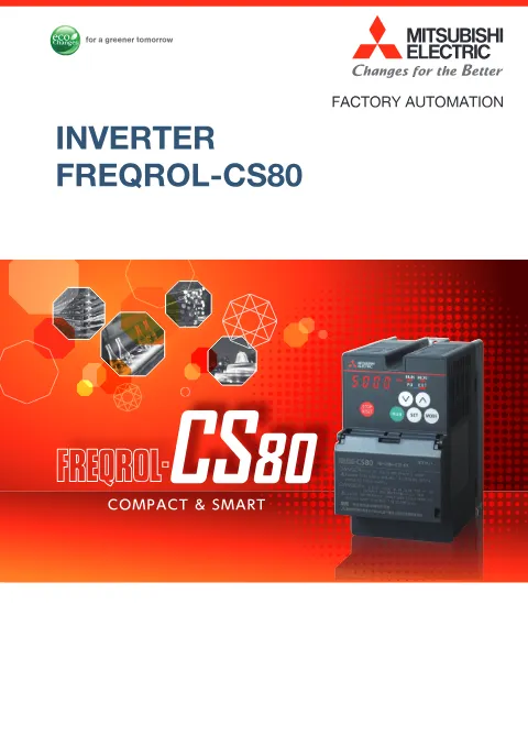 Trang bìa FREQROL-CS80 Compact Inverter Catalogue